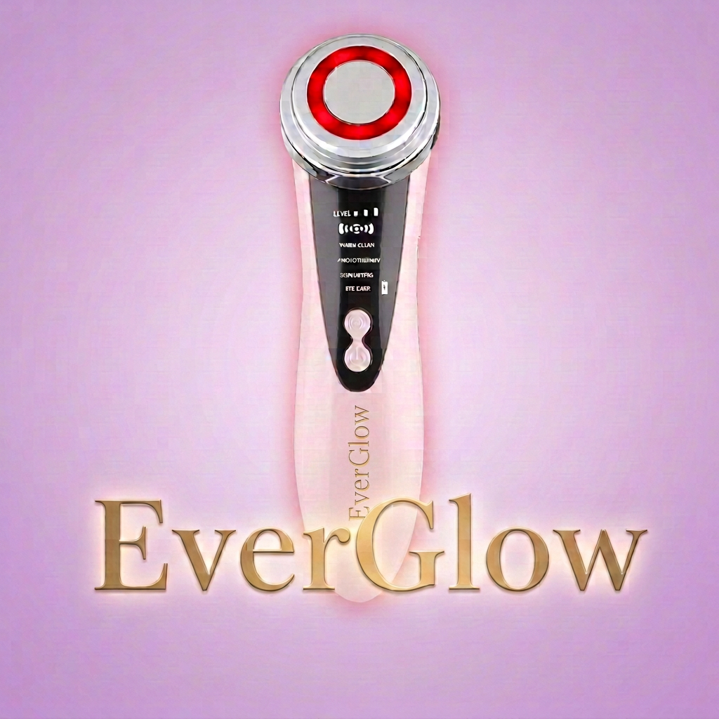EverGlow 4-in-1 Electric Facial Massager | Color Light Skin Care Device