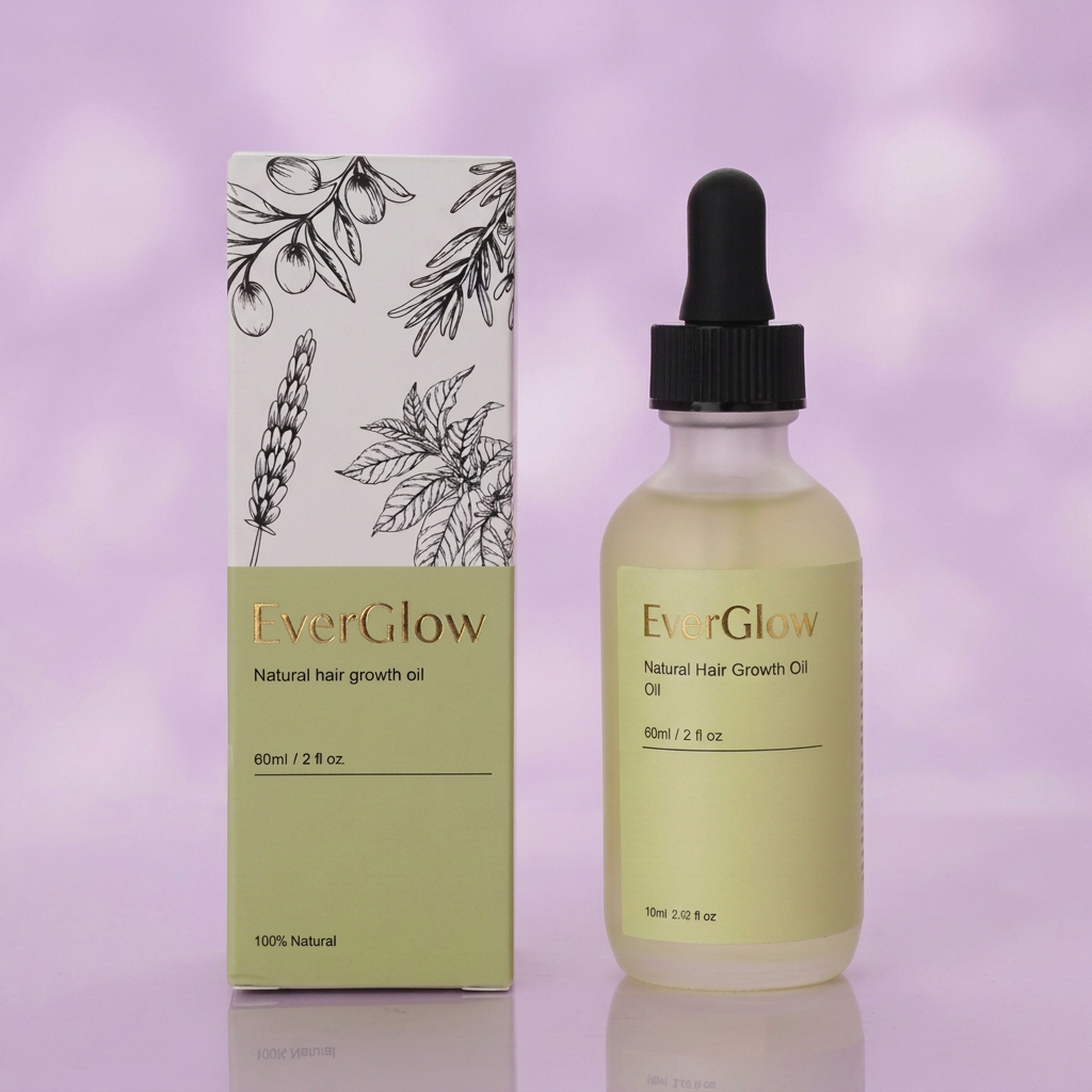 EverGlow Nourishing Hair Care Oil – Natural Herbal Essence for Deep Follicle Repair